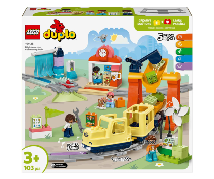 Klocki LEGO® LEGO DUPLO 10428 Duży interaktywny pociąg osobowy